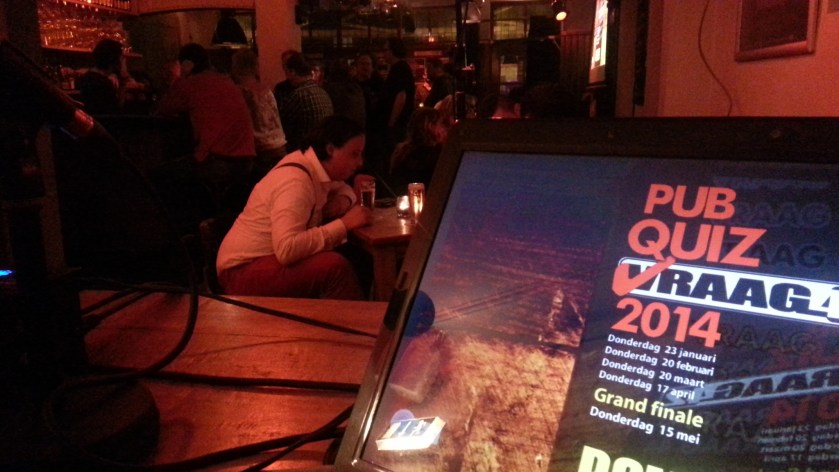 Een van pubquiz-avonden vorig jaar. 